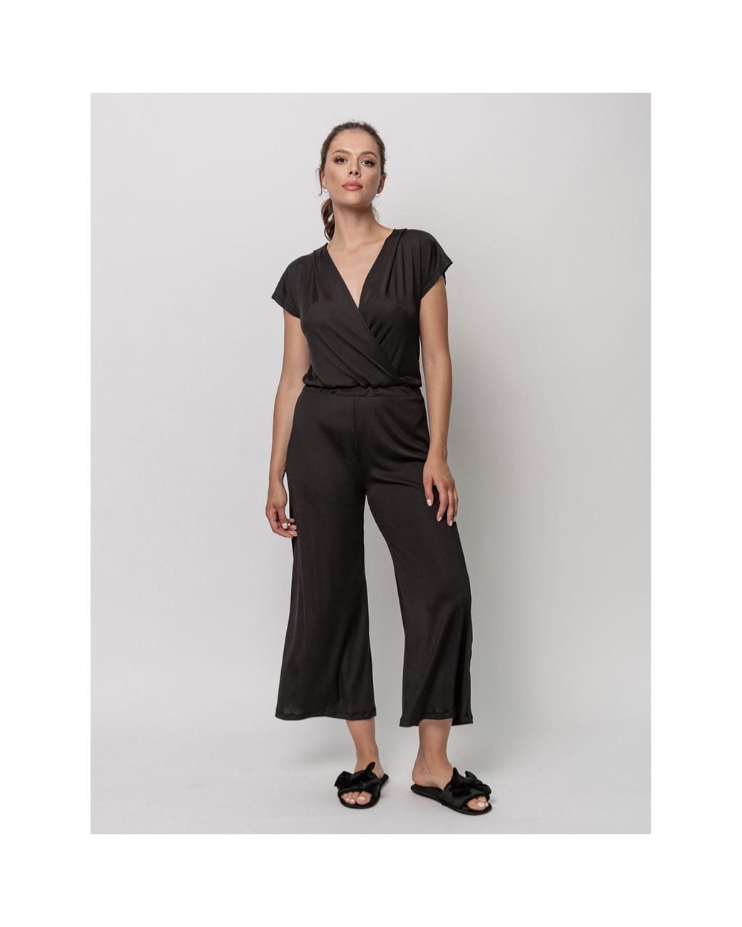 Oh!Zuza Blue Jumpsuit With Short Sleeves