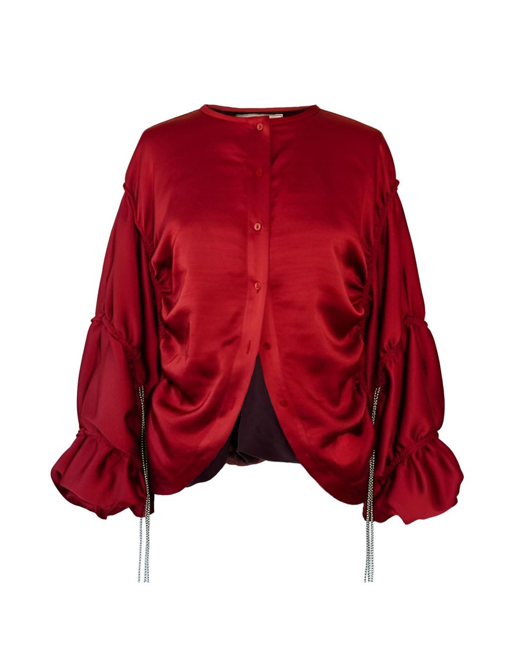 Raxada Red Atalaya Bomber Satin