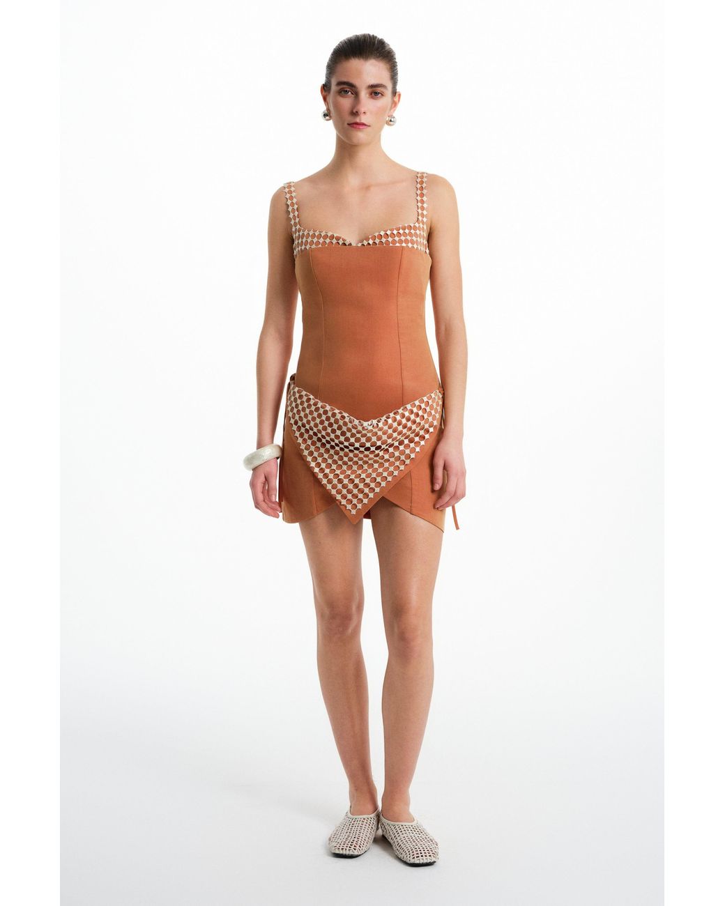 Saint Ones Brown Sol Dress