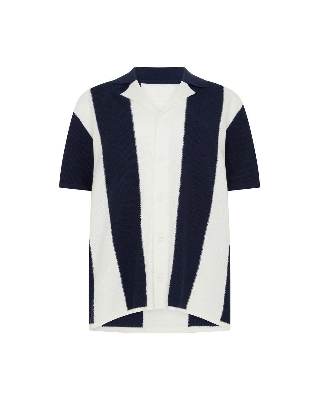 Hay Life Blue Striped Knit Shirt