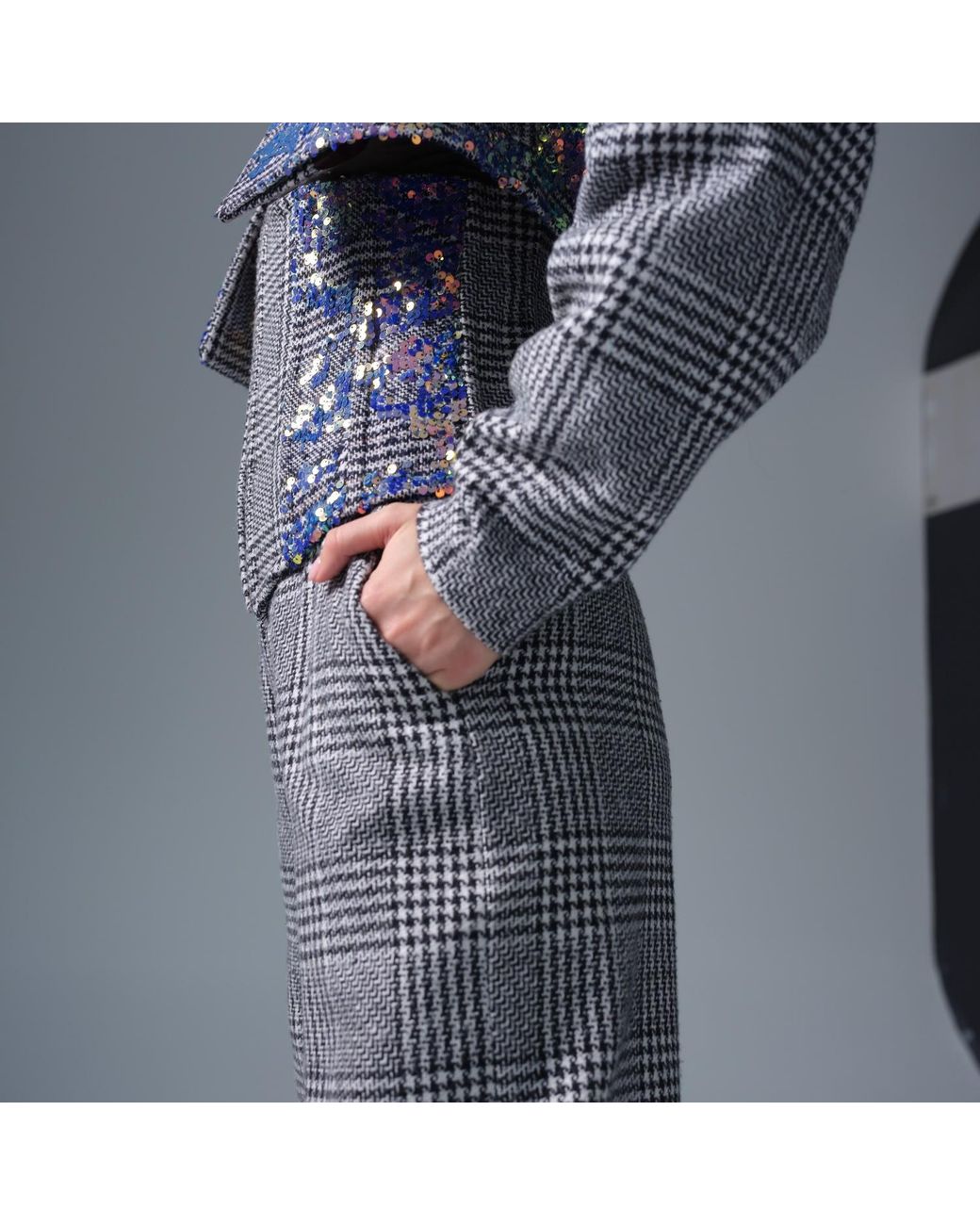 Moov Blue Checkered Pants