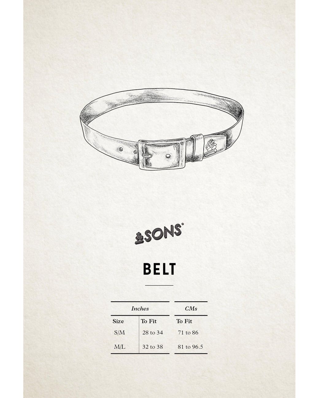 &SONS Trading Co Brown Neutrals &Sons Tan Leather Belt for men