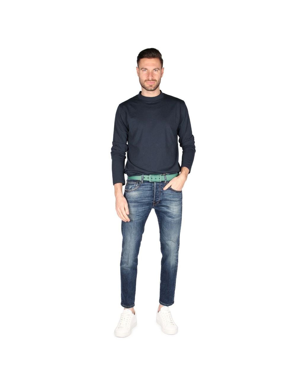 Tie-Ups Green Belt – Pine for men