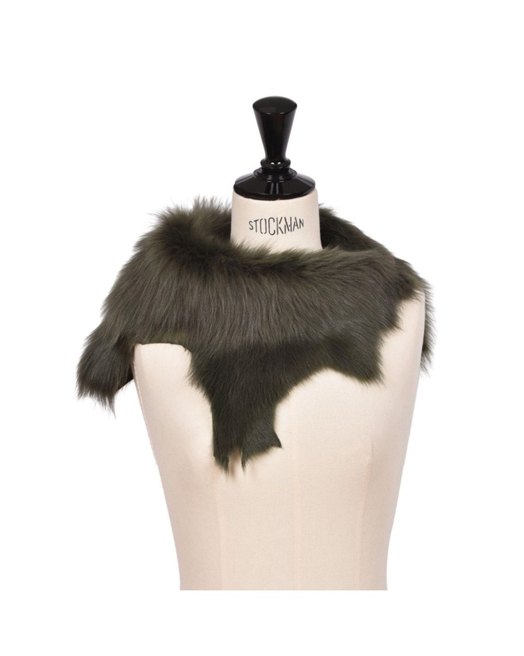 Owen Barry Green Sheepskin Shrug Scarf Ailsa Wrap