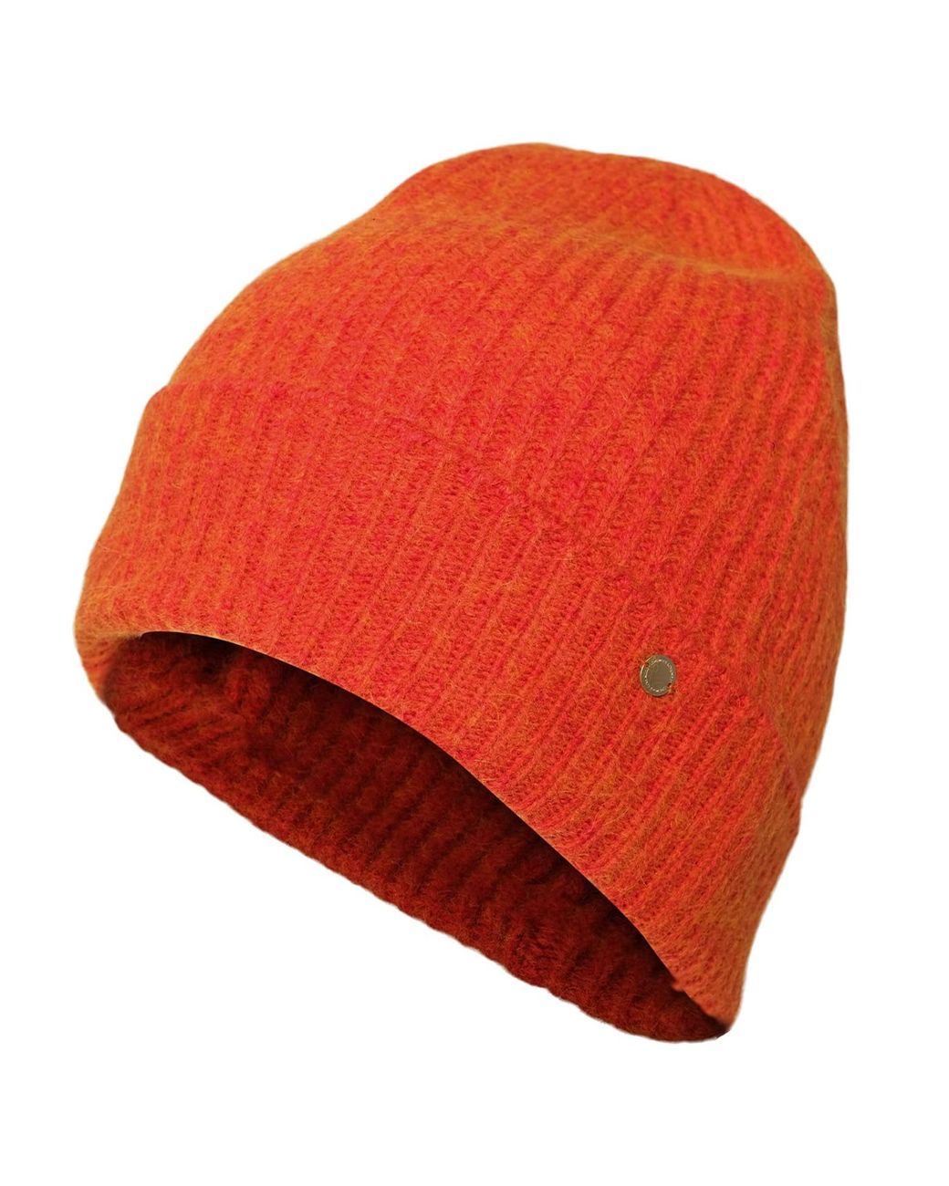 tirillm Orange Holly Rib Knitted Cashmere Hat