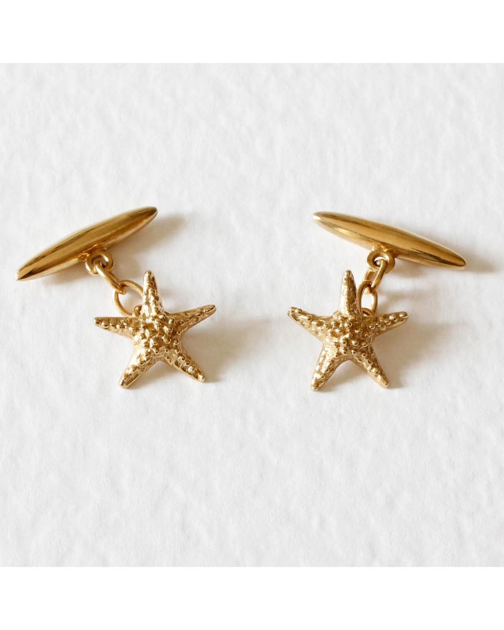 Lee Renee Metallic Starfish Cufflinks for men