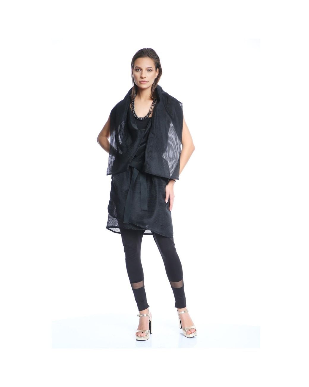 Silvia Serban Black Jumpsuit Pants