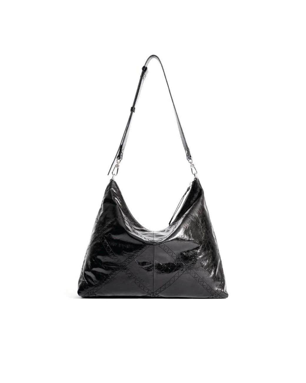 Orange Cube Black Metropolitan Crossbody Bag