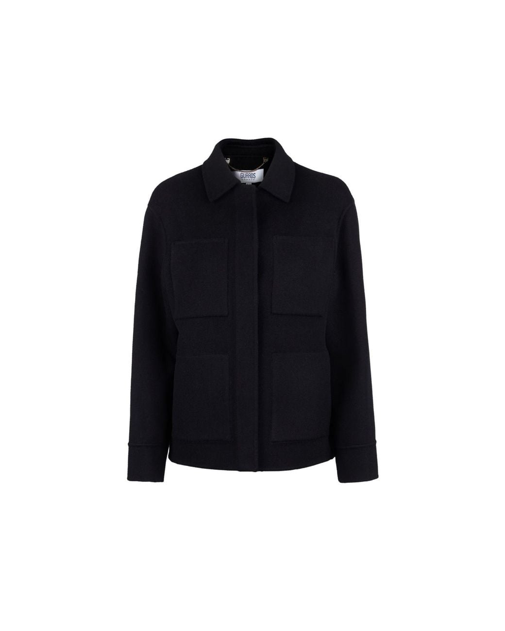 Guards London Black Joanna Wool Cashmere Short Jacket
