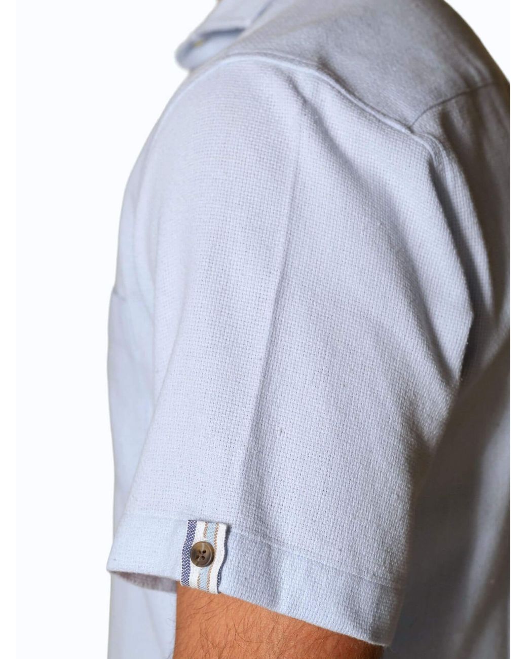 Koy Clothing Blue Air Weave Shirt for men