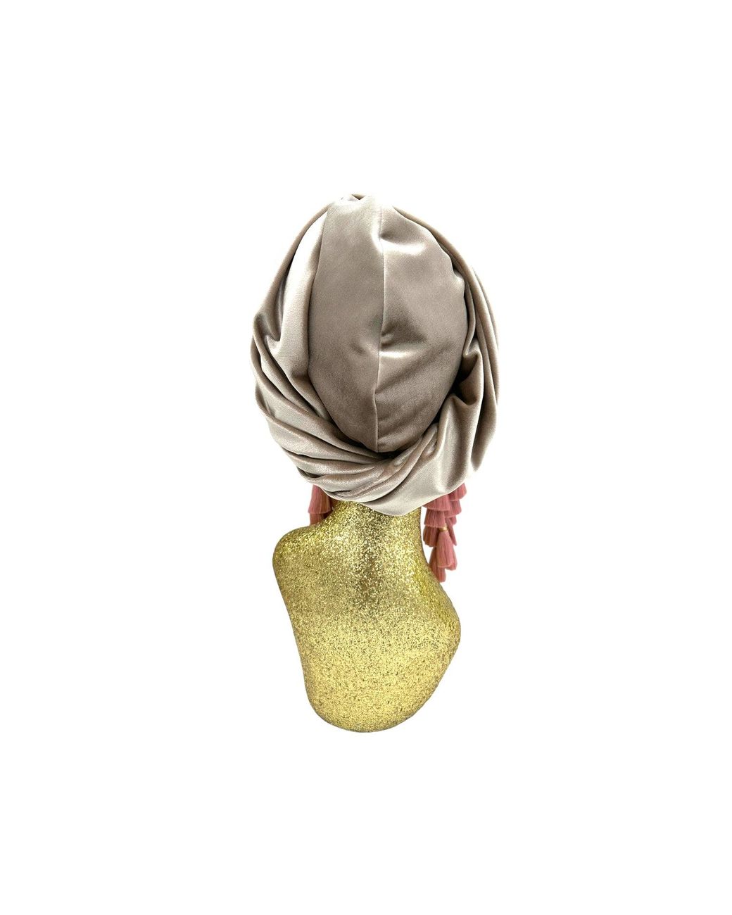 Julia Clancey Pink Neutrals Mink & Chacha Turban