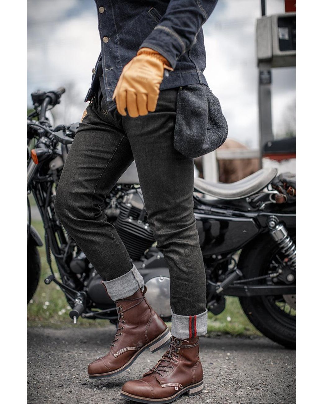 &SONS Trading Co Gray Brandon Jeans Charcoal for men