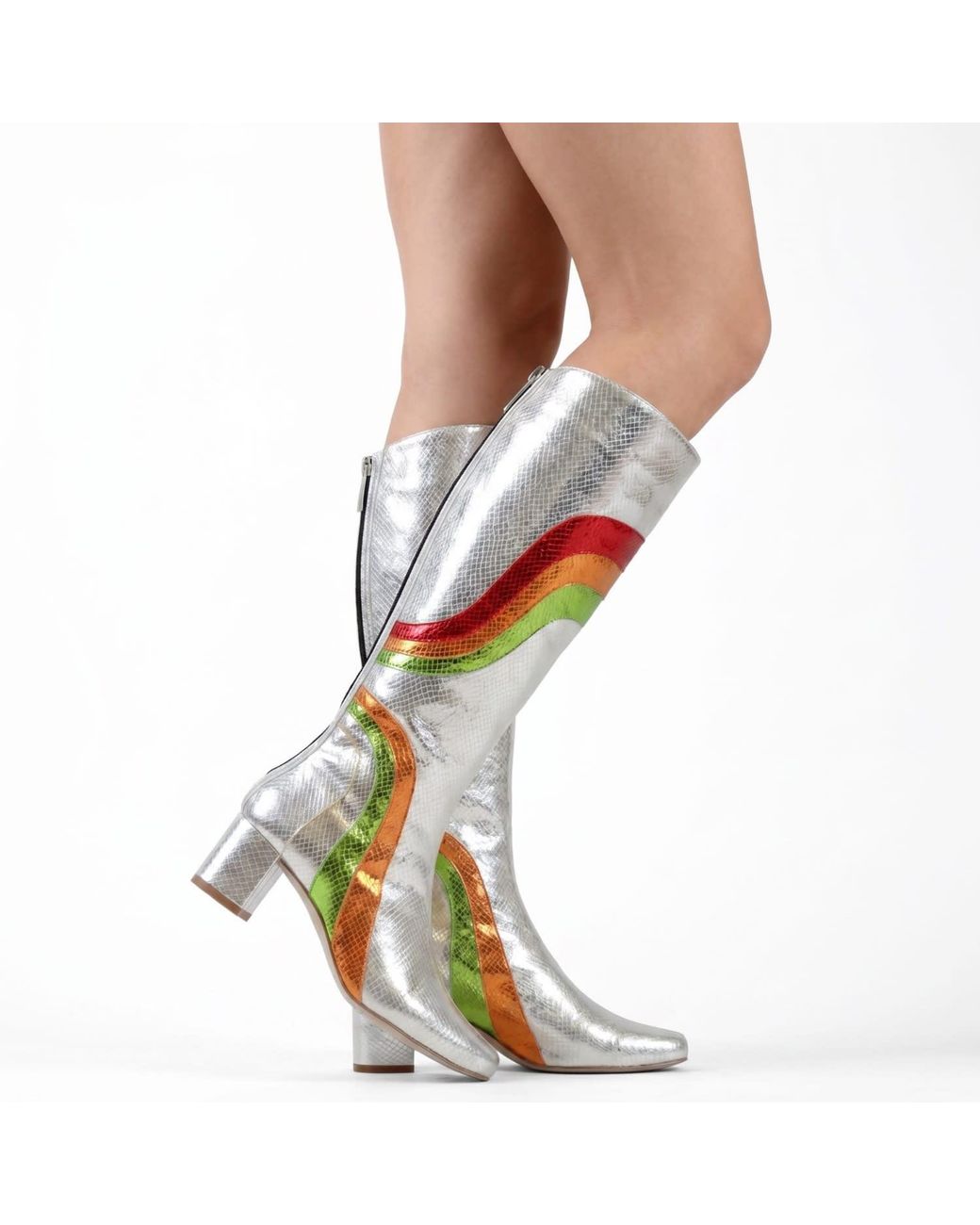 Terry De Havilland White Val Boots