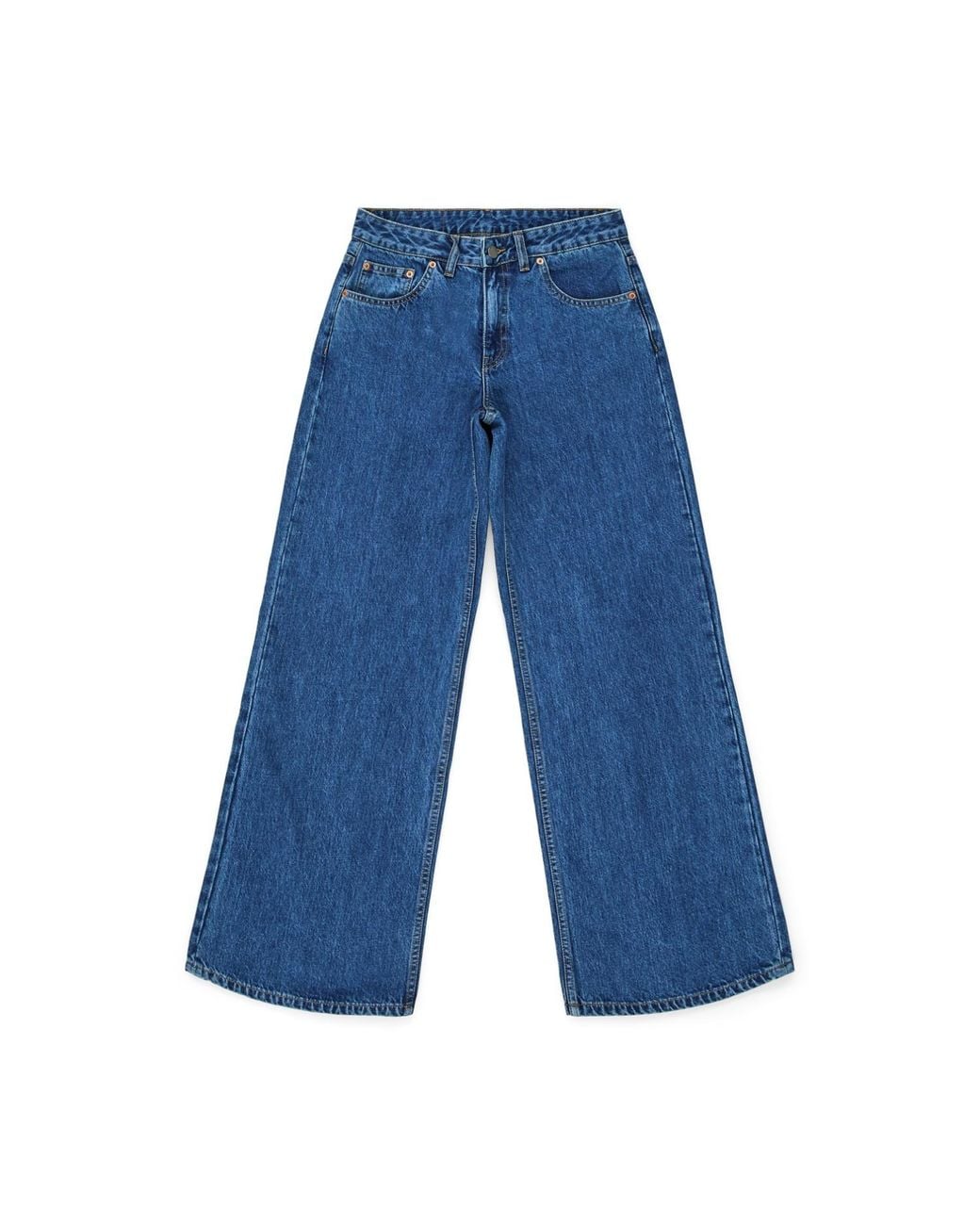 Dr. Denim Blue Rhue Low Wide