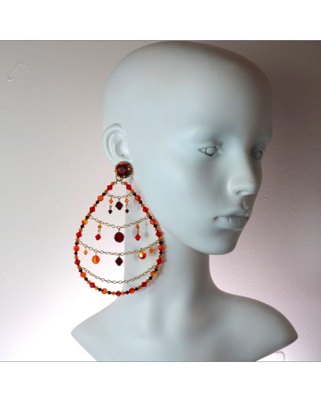 Vicki Sarge Black Fortitude Chandelier Earrings