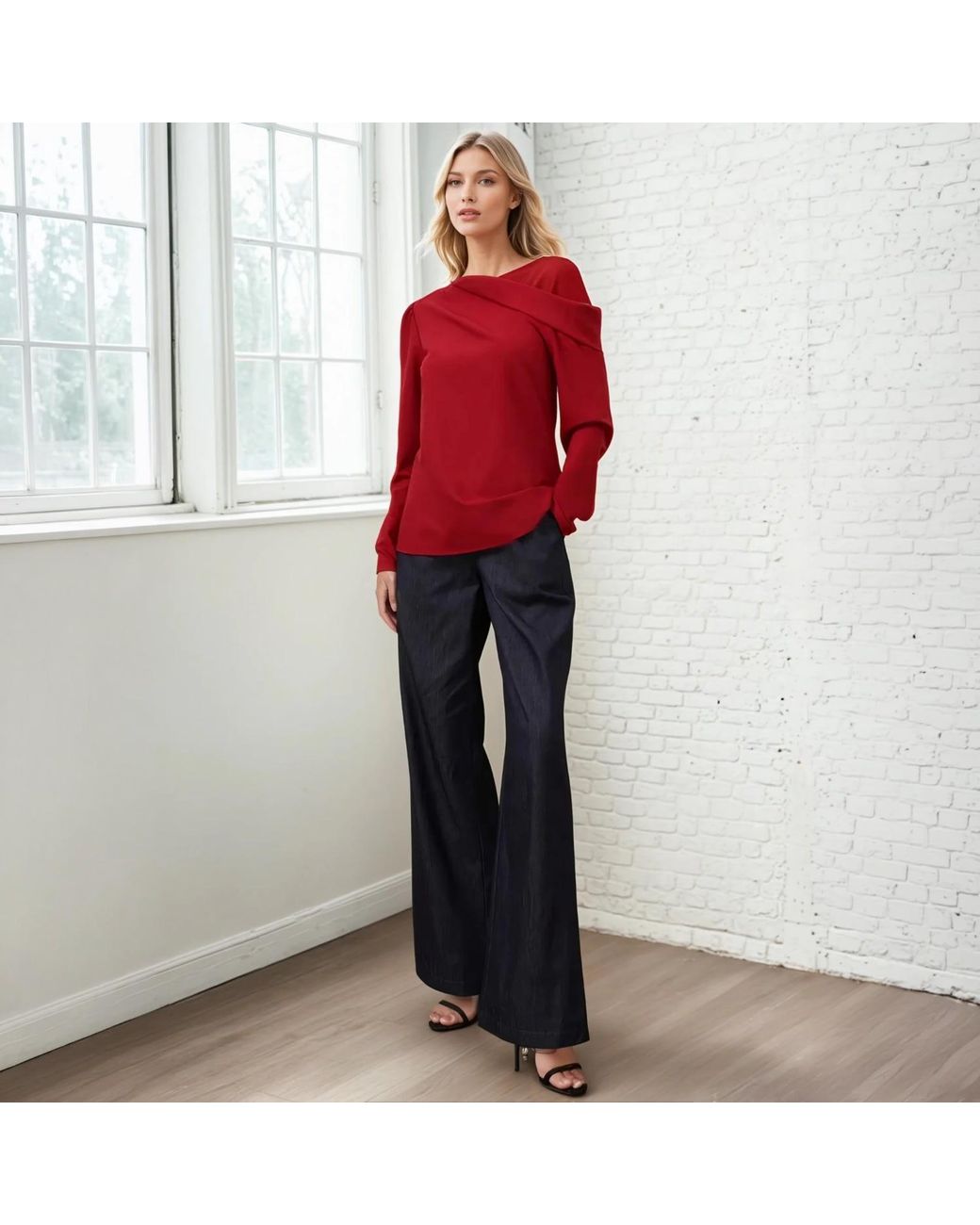 Yumi Kim Red Nikola Top