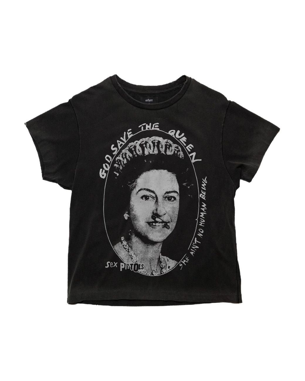 Other Uk Black Sex Pistols God Save The Queen Vintage T-Shirt for men