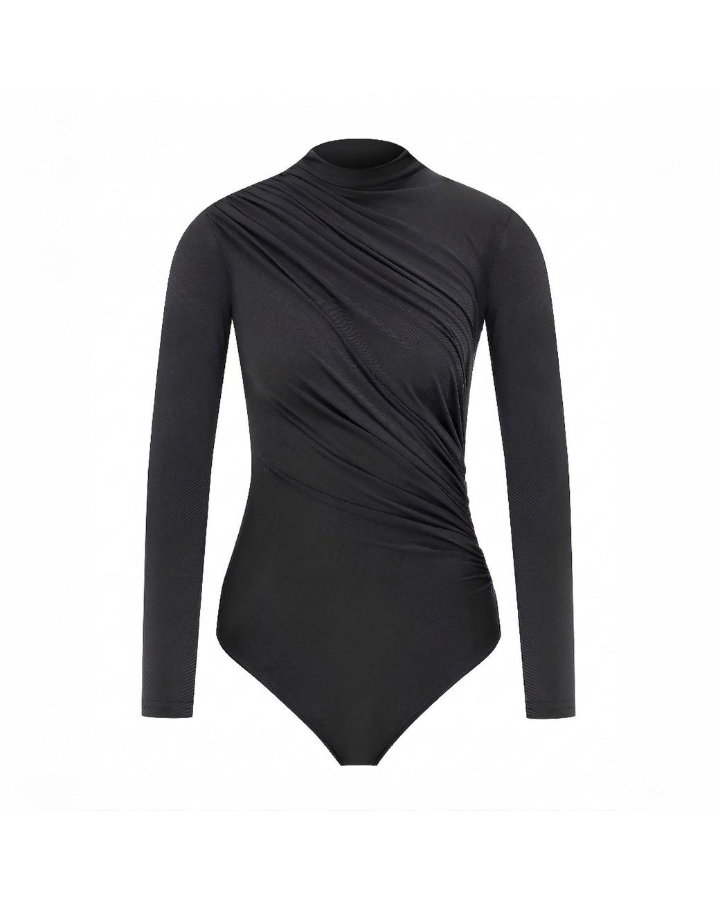 Maan Istanbul Black Turtleneck Bodysuit