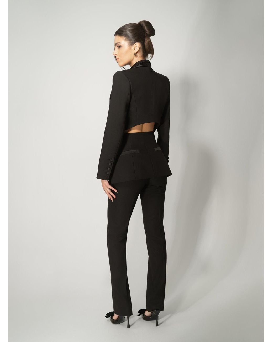 Tia Dorraine Black Très Chic Two-Part Blazer