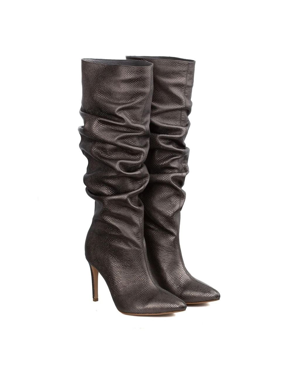 Ginissima Brown Dark Leather Eva Boots