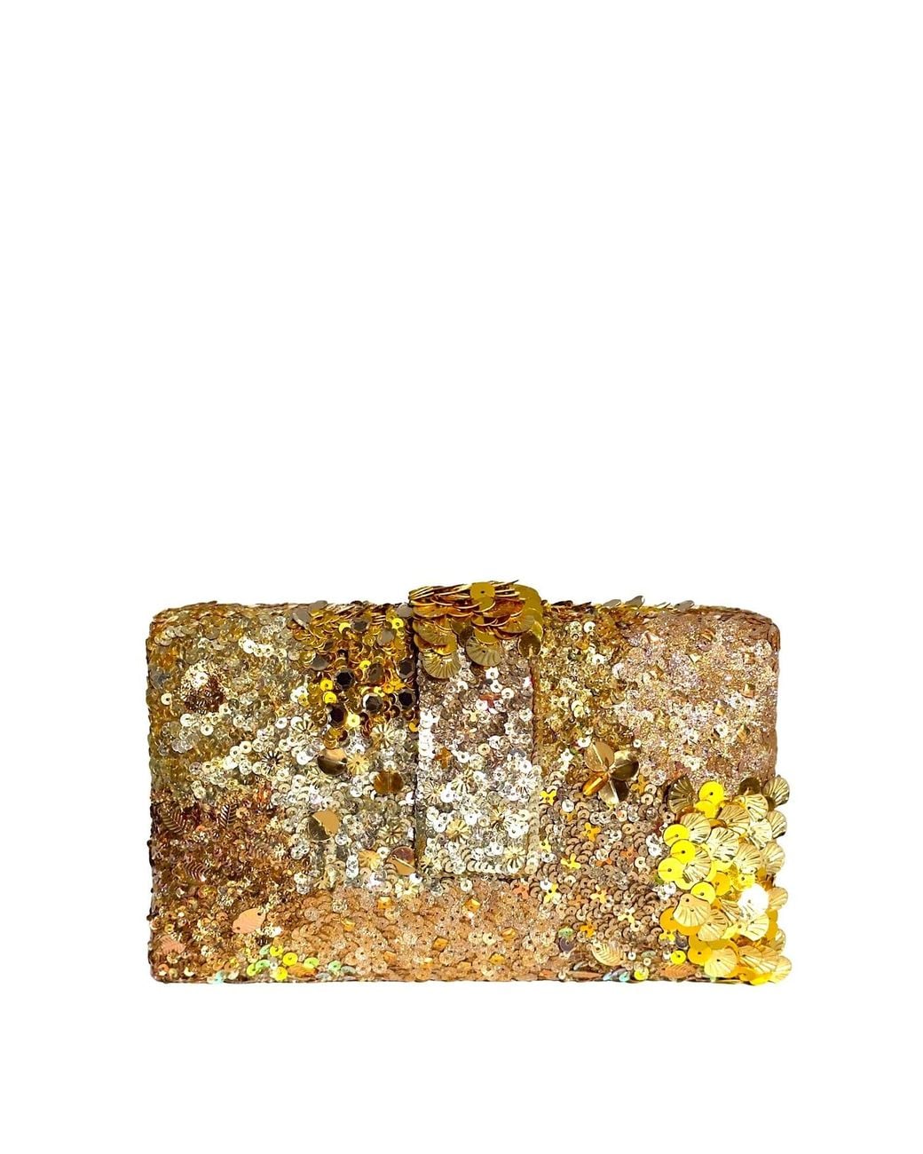 Simitri Metallic Garnet Clutch