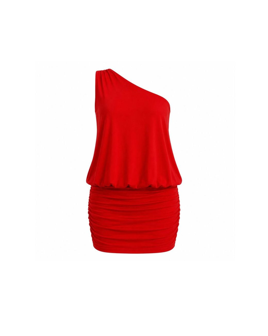 Maison De Gala Red Elara Crimson Mini Dress