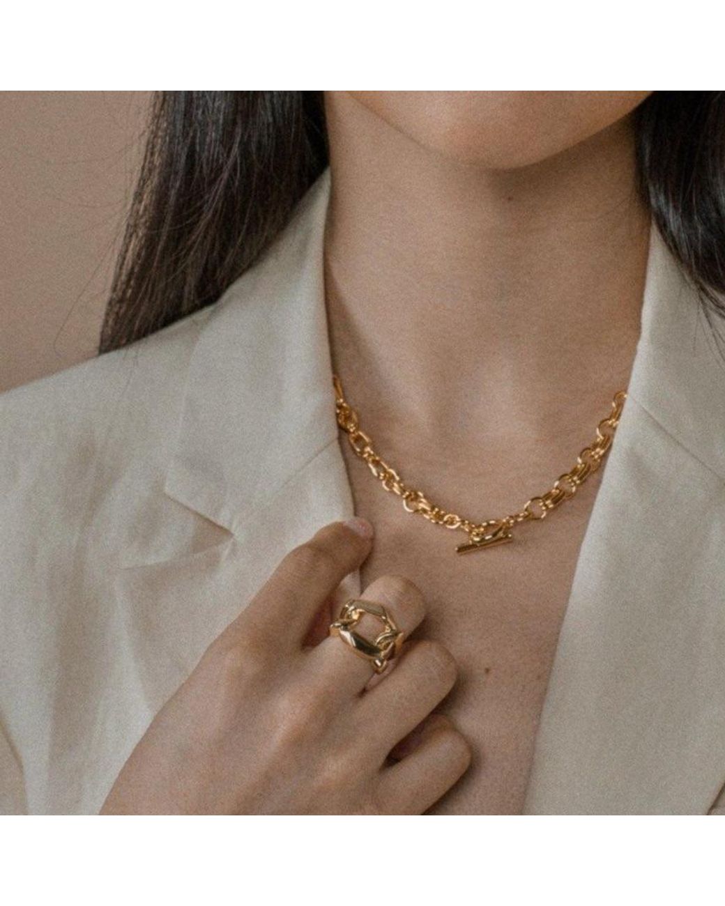 Lait & Lune Metallic Thar Ring