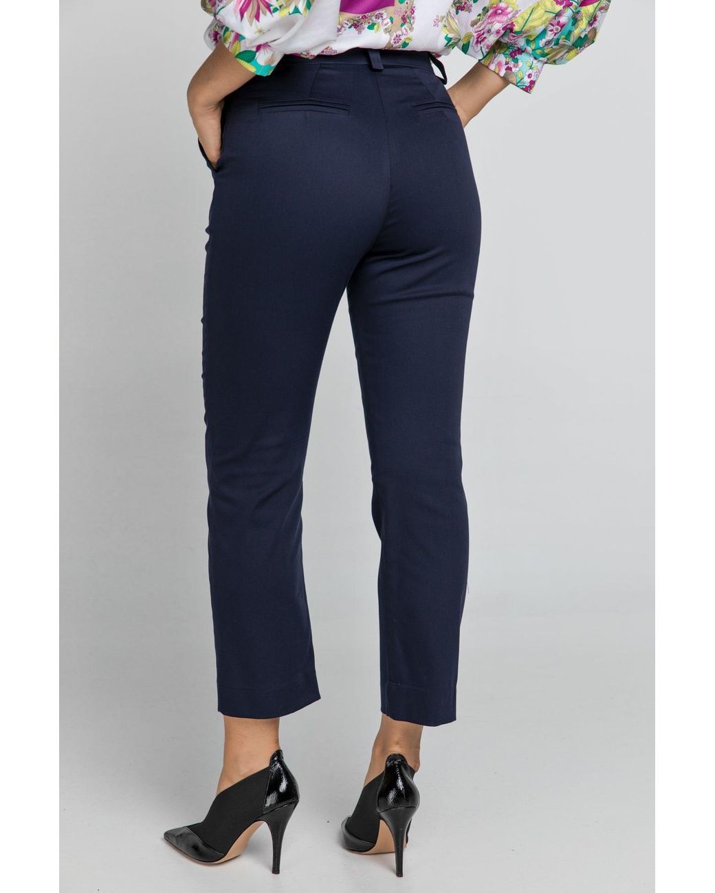 Conquista Blue Dark Gabardine Pants