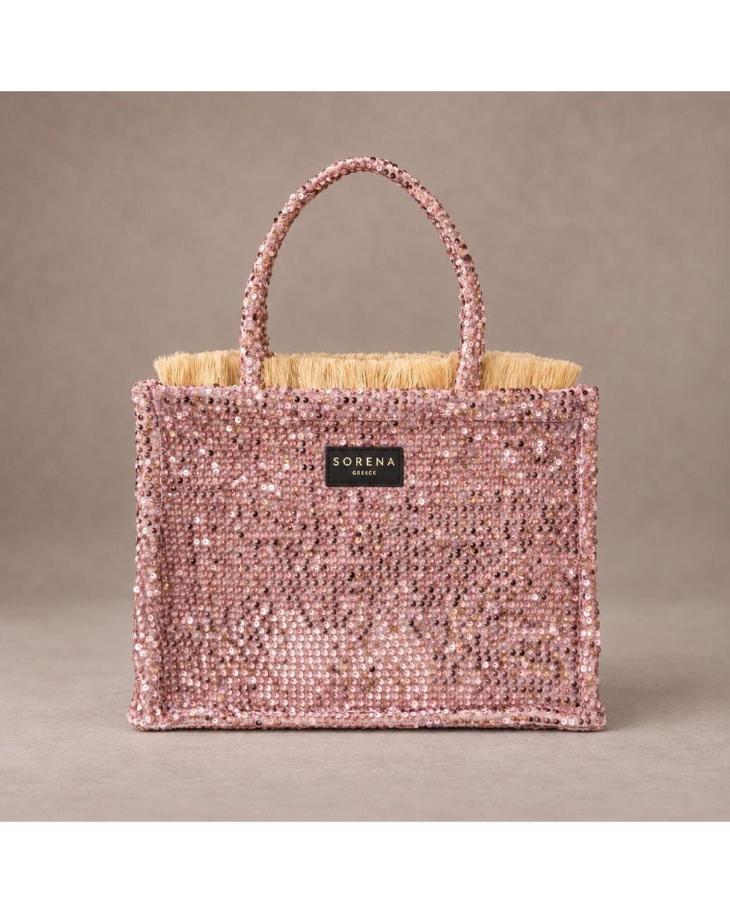 Sorena Pink Rose Rose Glam Medium Tote Bag