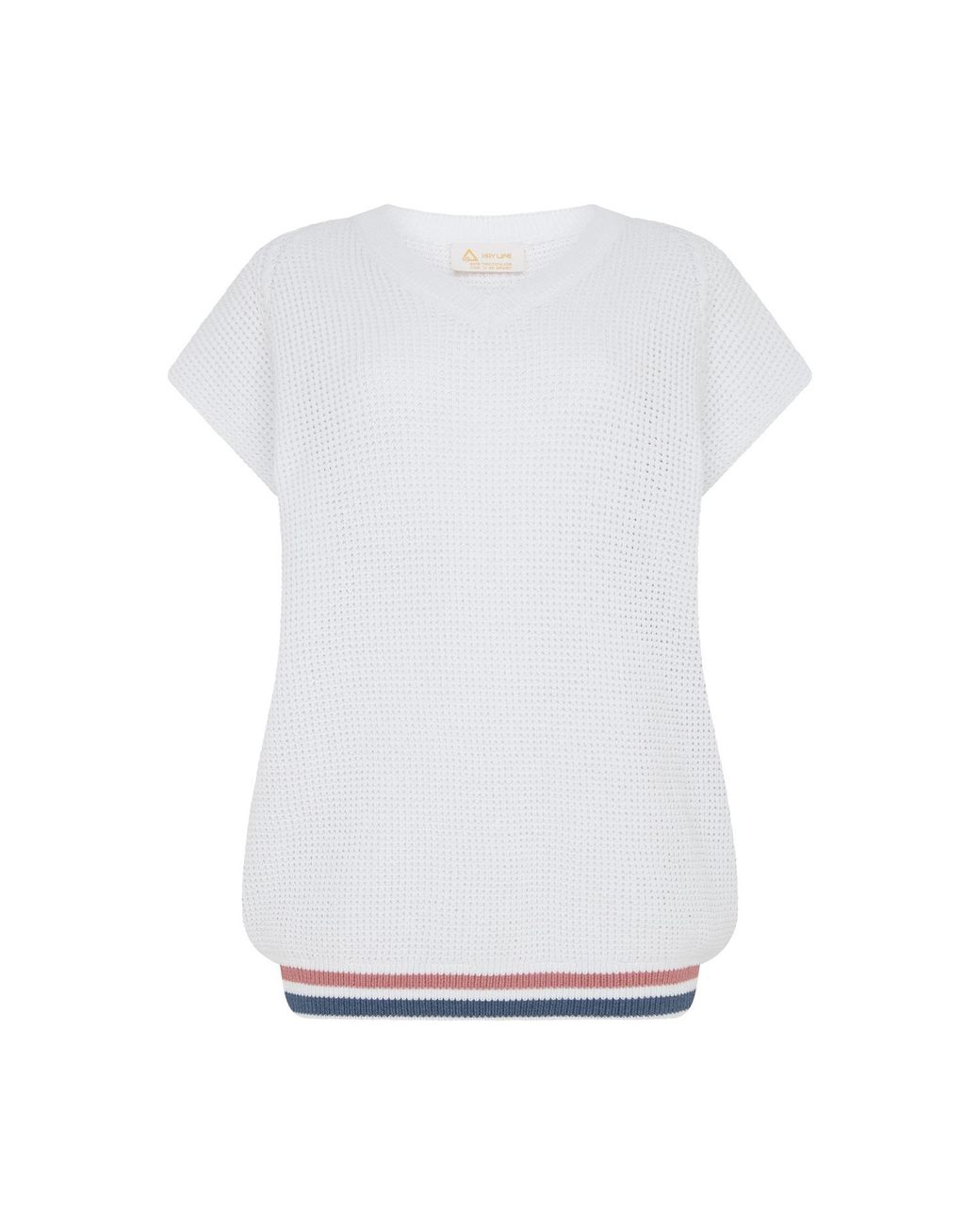Hay Life White Knitted Tank