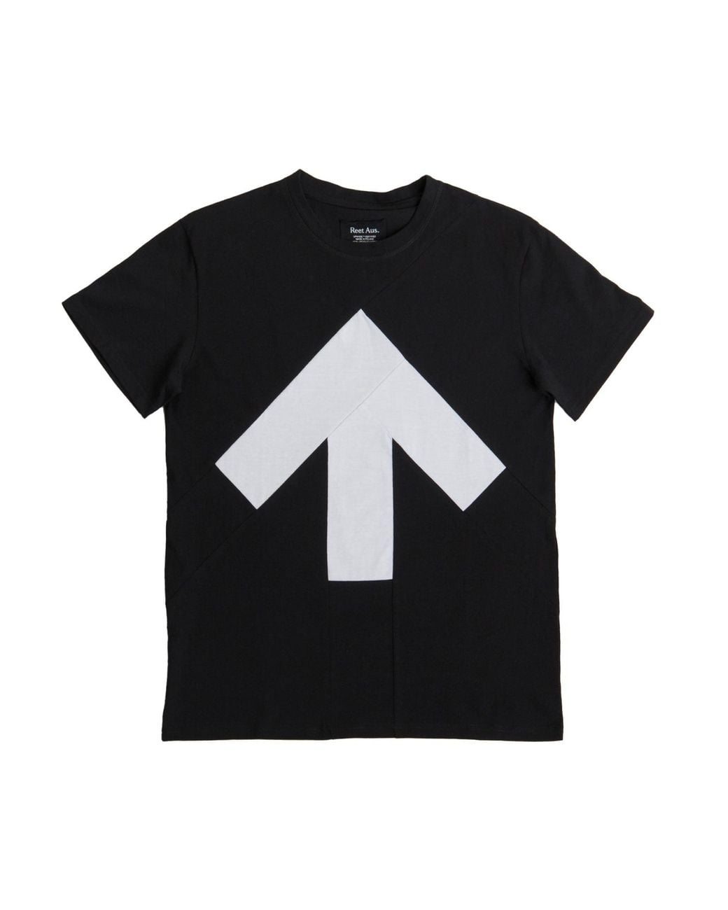 Reet Aus Black T-Shirt For Arrow for men