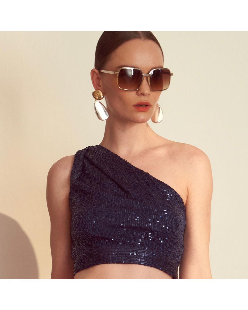 Emma Wallace Blue Yan Top