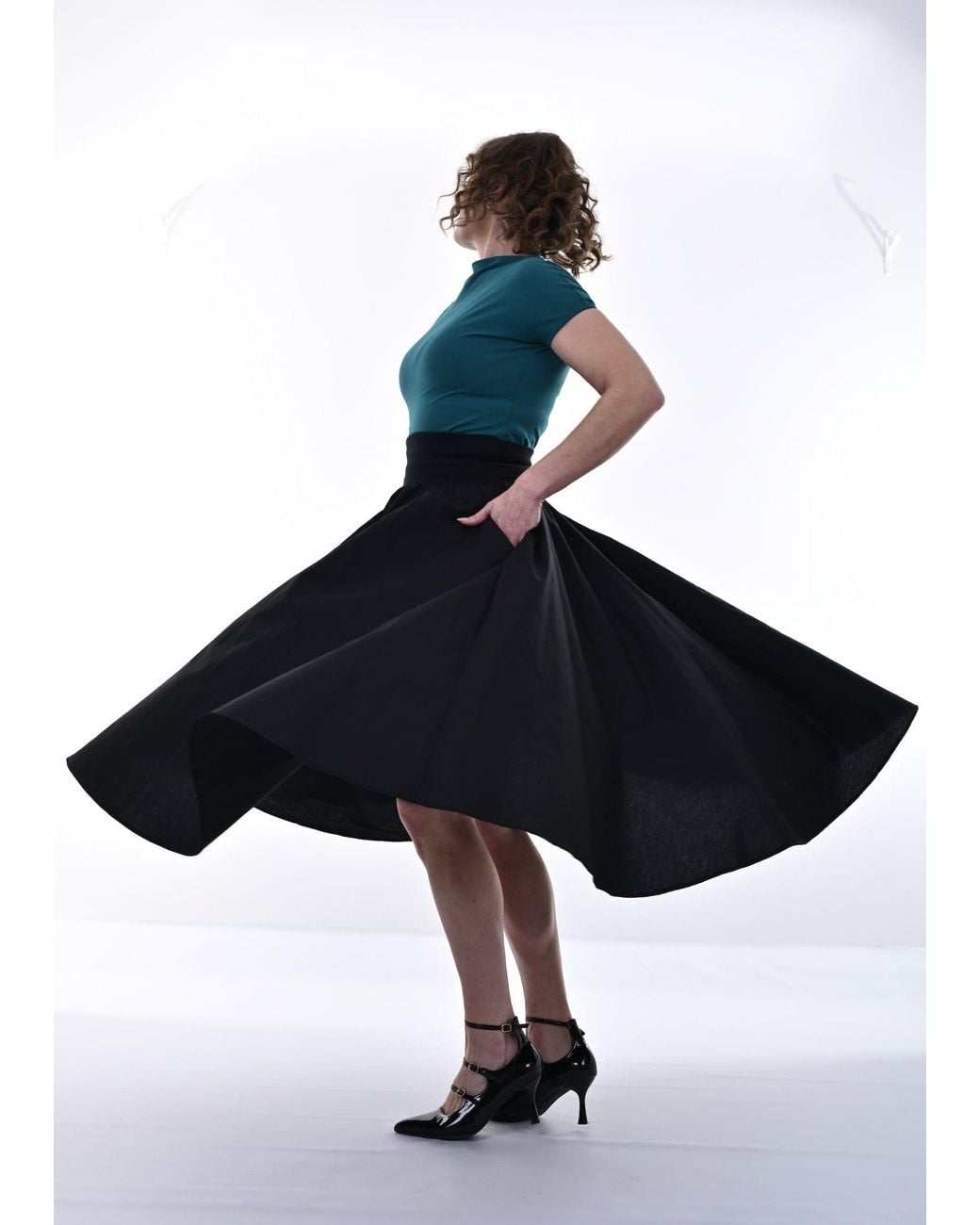 Frock Tales Green Oyster Top