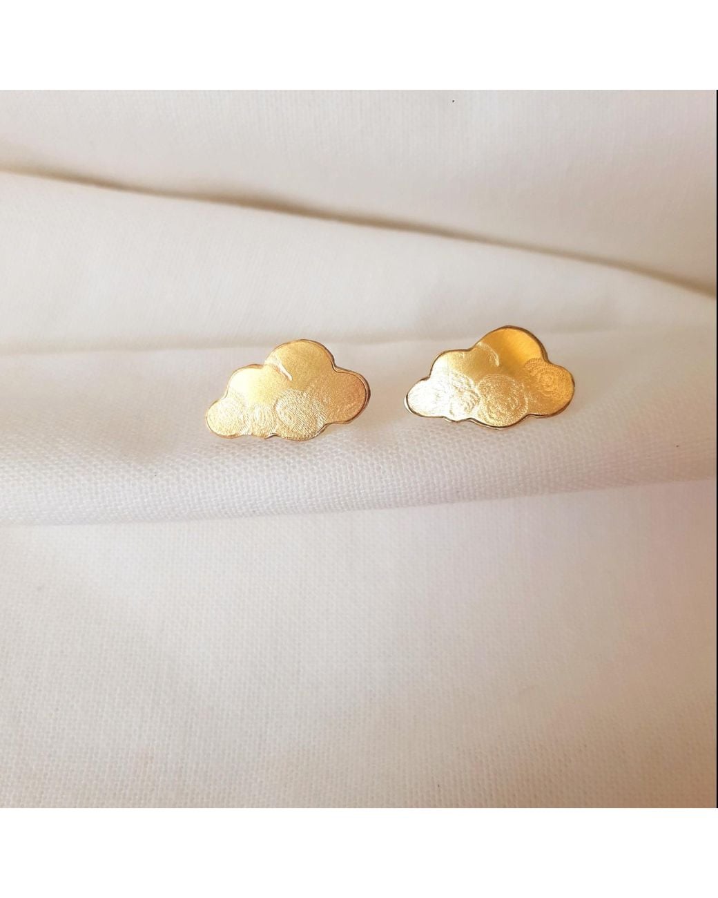 Lily Flo Jewellery Brown Cloud 9 Earrings On Solid