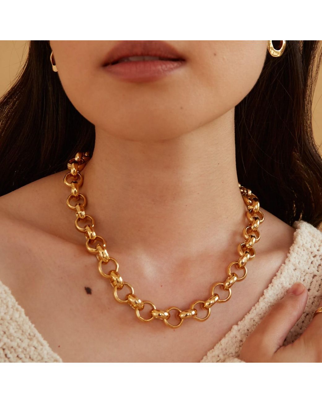 Biko Jewellery Metallic Axel Convertible Collar