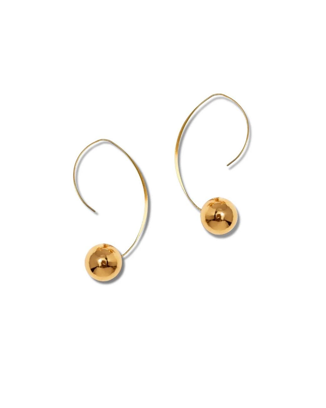 Jaredjamin Metallic Cherry Hook Earrings