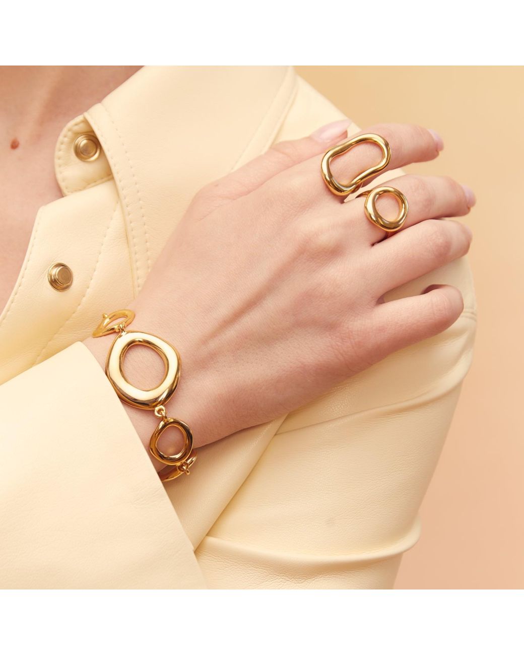 Biko Jewellery Metallic Cora Ring