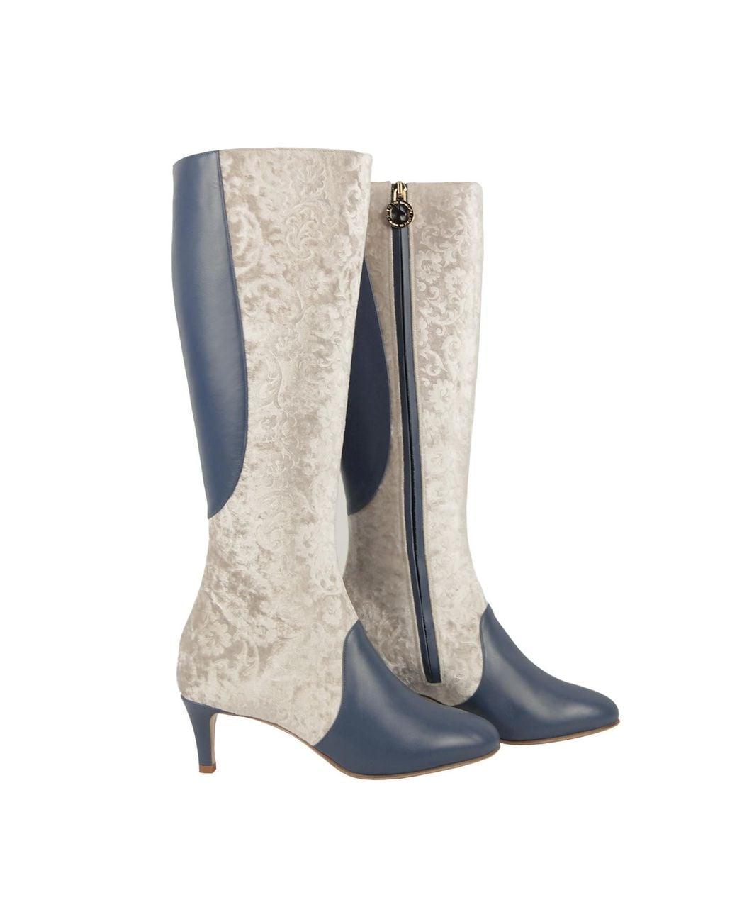 Moon D'elle Brown Calante Knee High Boots