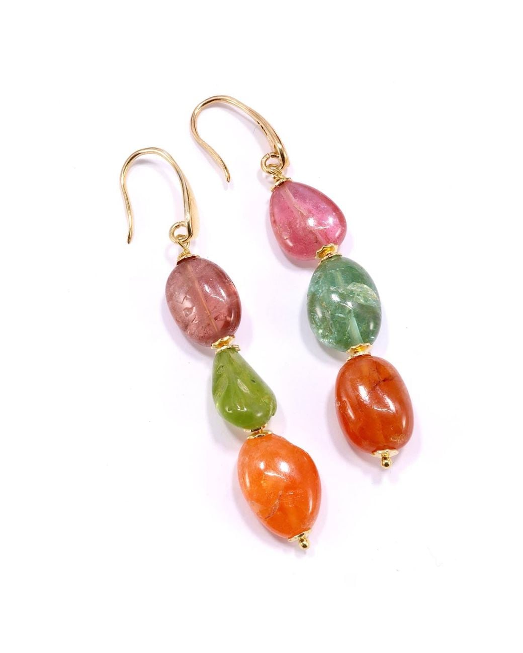 Mineralgems•Studio Red Tourmaline Earrings