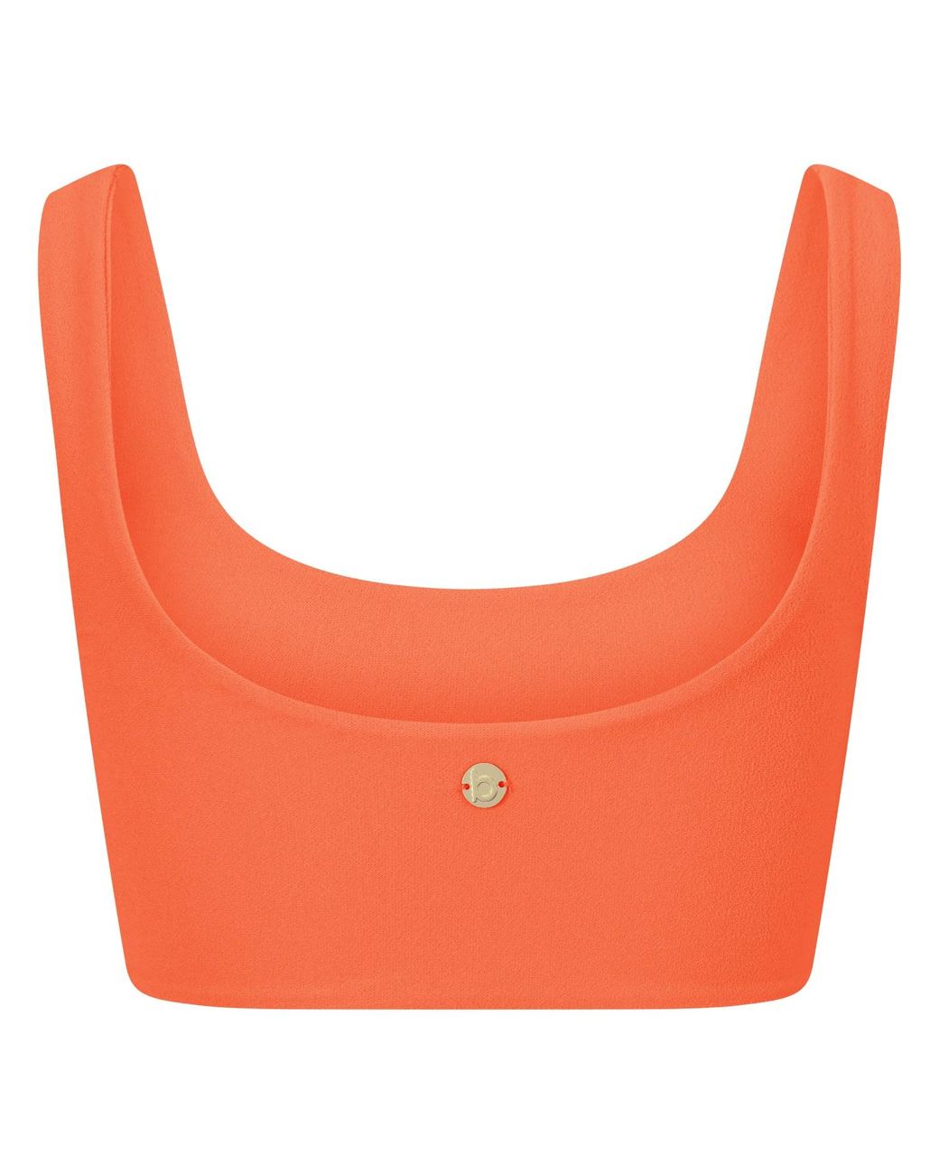 Blake Swimwear Orange Scoop Bikini Top