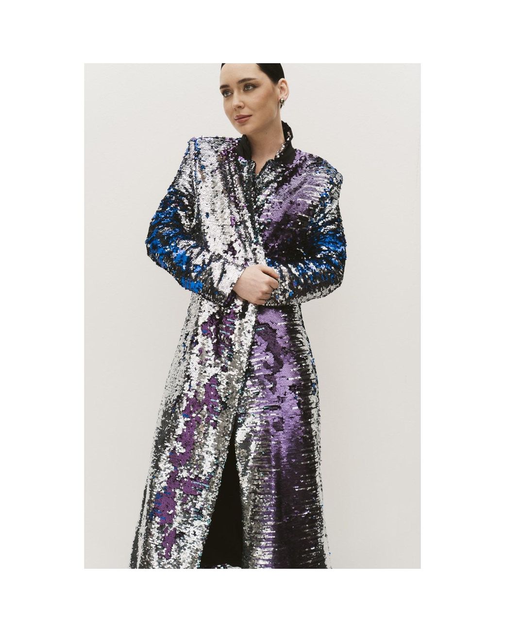 Roqaia Fashion House Blue Midnight Jacket