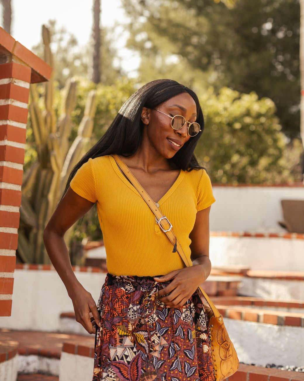 Jennafer Grace Brown Baile Maxi Skirt