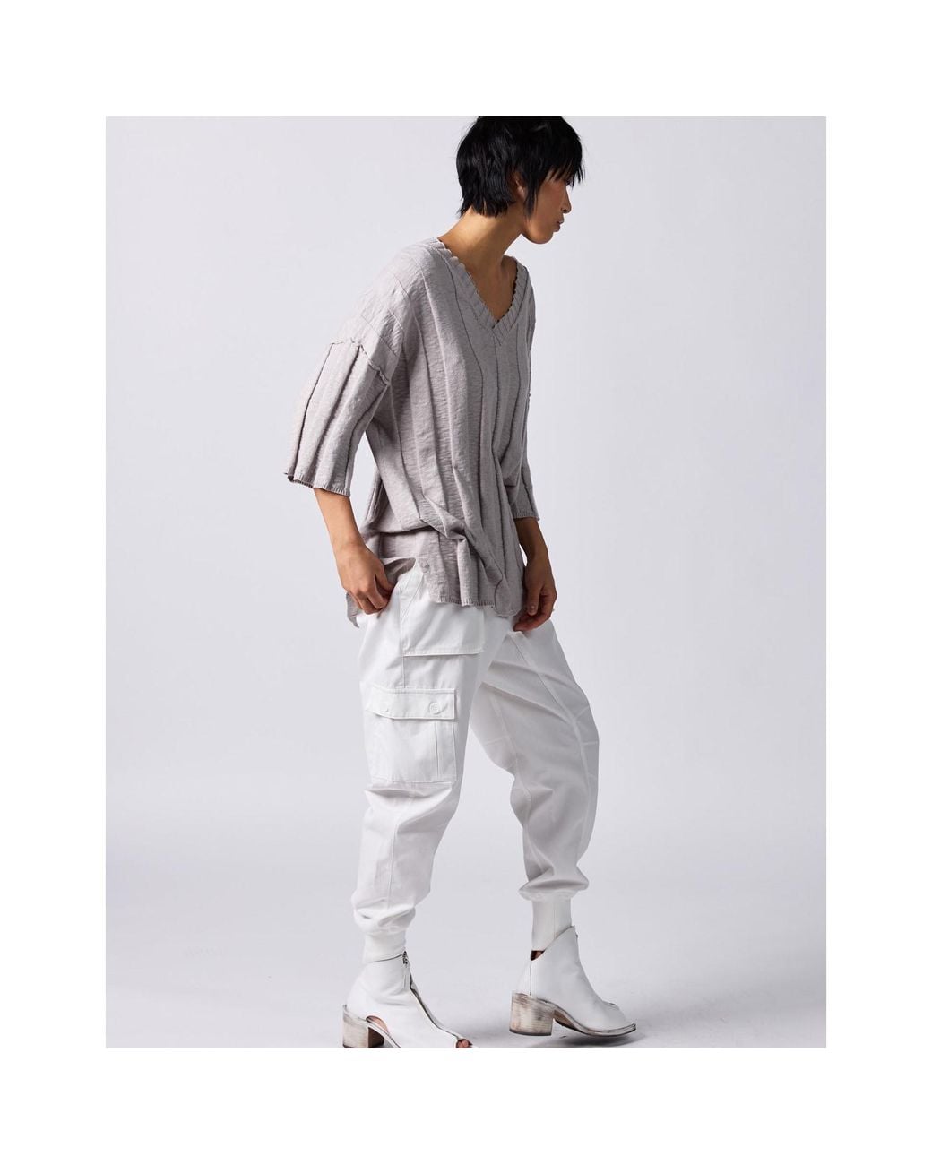 Dref Brown Neutrals Capture Tee