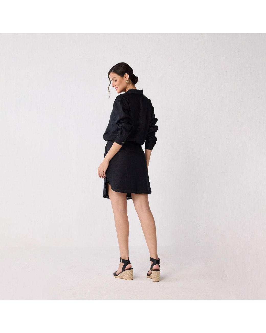 REISTOR Black Meet Be By The Cliff Dress