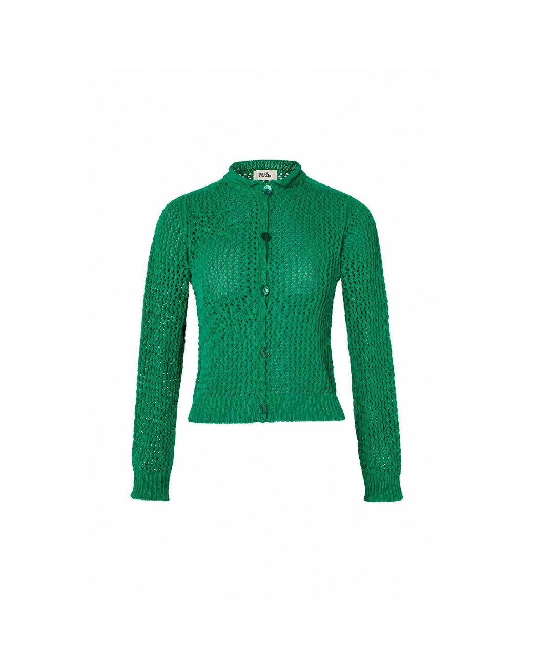 Par & Escala Green Solera Cardigan