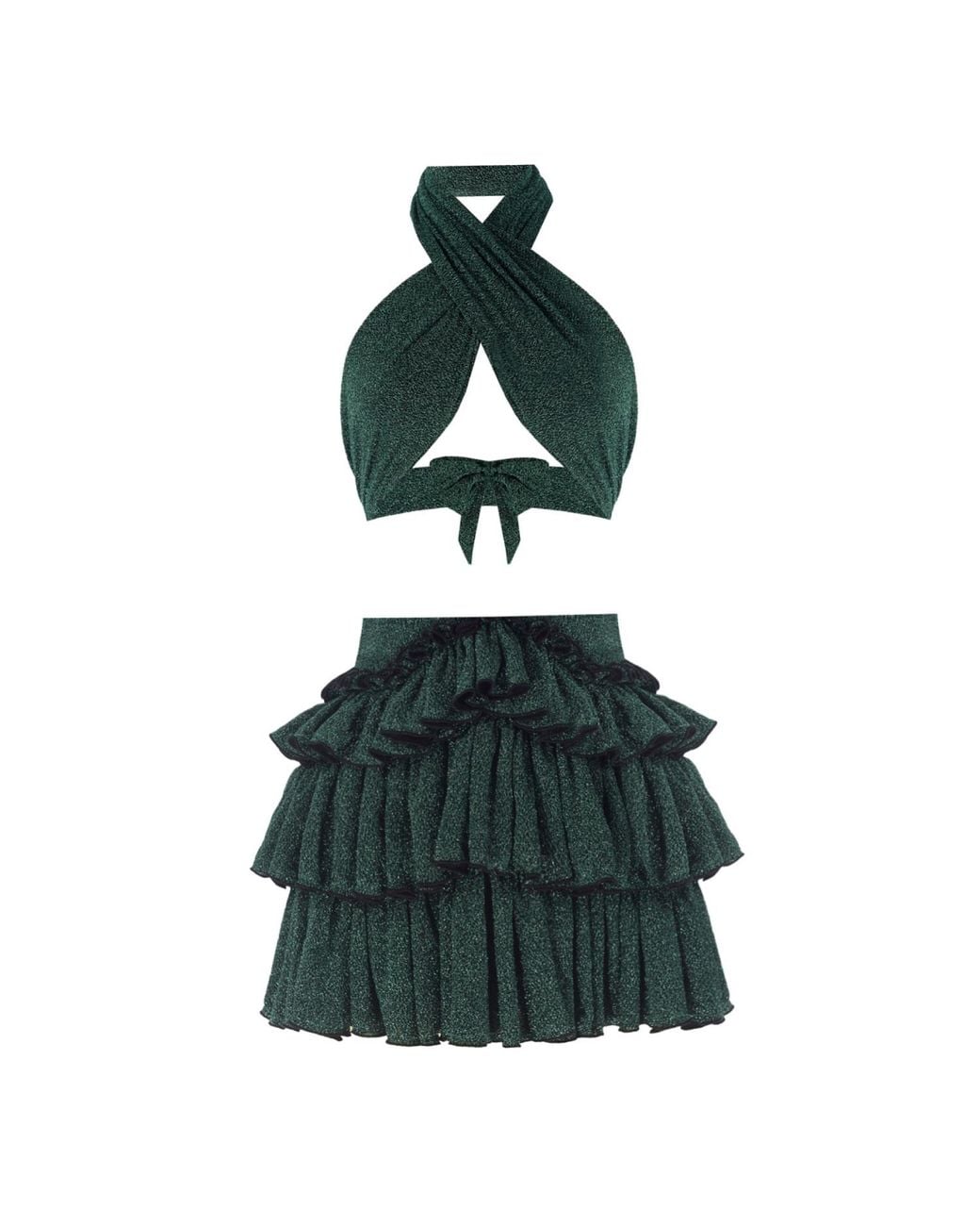 Nur Karaata Green Bellano Sparkle Set