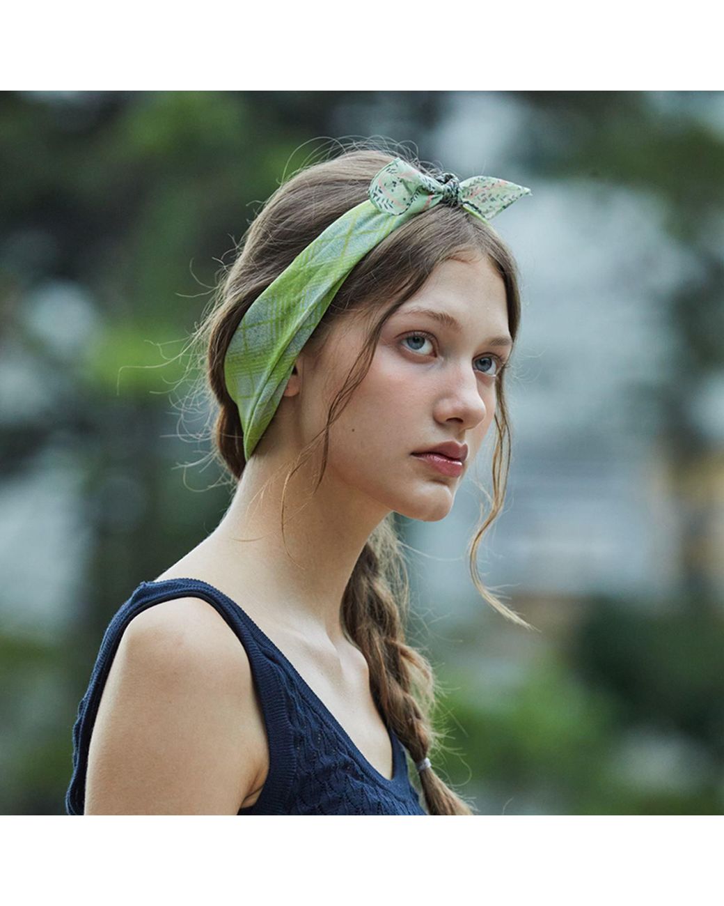 Ana Maison Green The Scent Of Bom Handkerchief