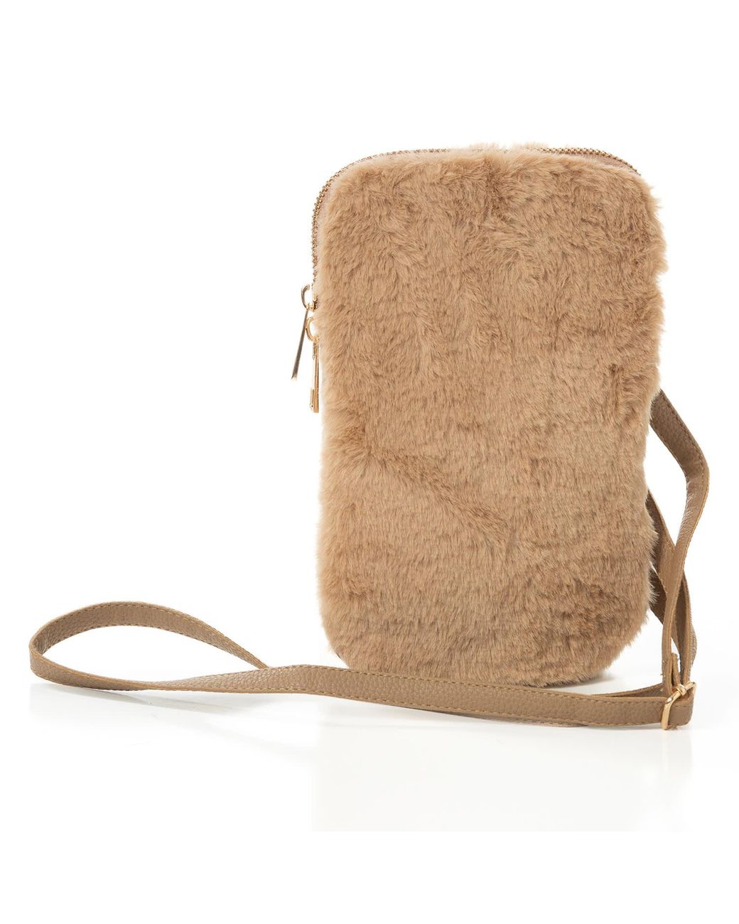 Sidney Byron Natural The Heather Winter Cellphone Crossbody