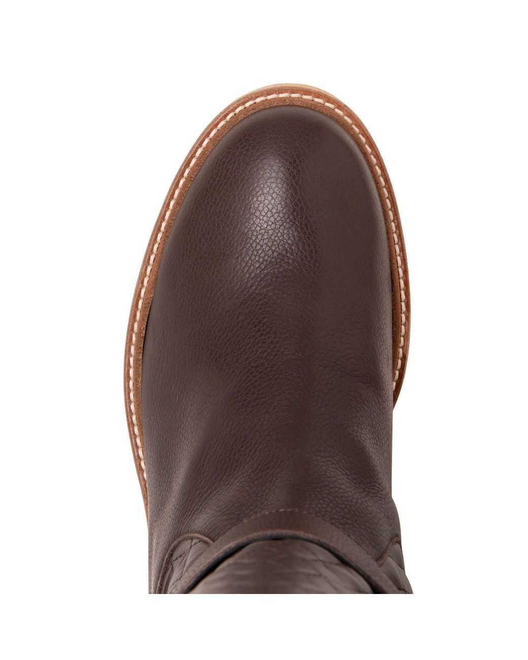 Beautiisoles by Robyn Shreiber Made in Italy Brown Tulsa Leather Lug Sole Winter Boot