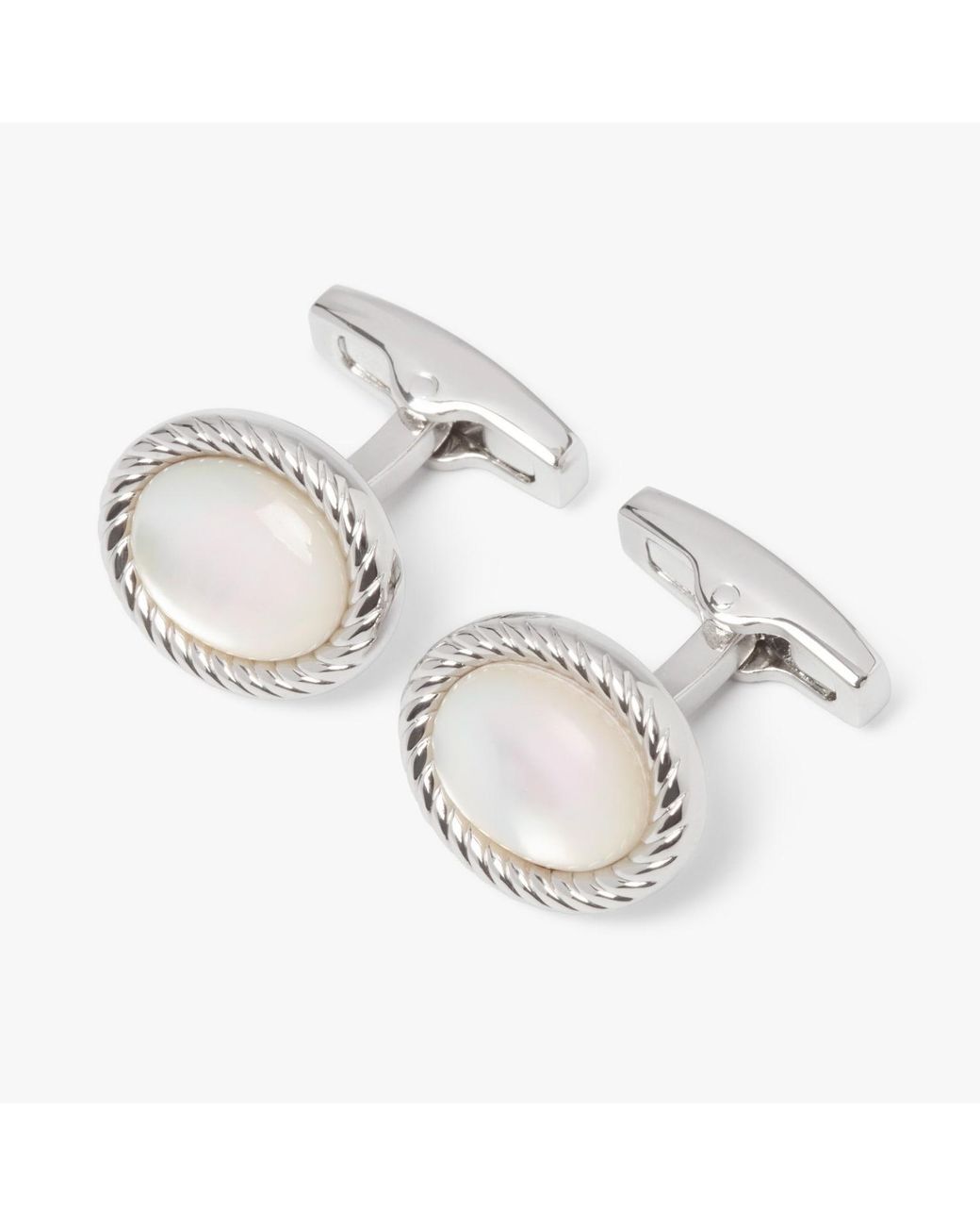 Simon Carter Metallic Charles Mother Of Pearl Cufflink for men